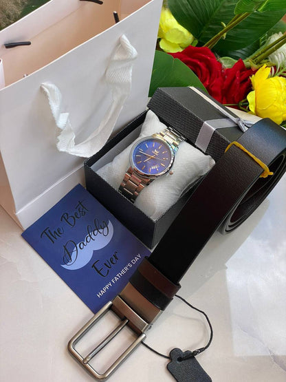FATHERS DAY GIFT ROLEX SET CASIO WATCH X BOX MONEY CLIP WALLET CARD & BAG WE ENGRAVE GIFTS AND ENQUIRIES