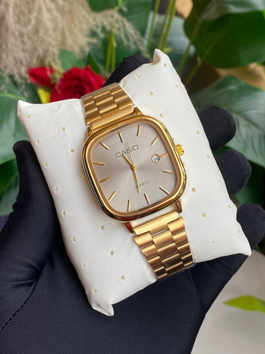 CASIO UNISEX WATCH DATE DISPLAY STAINLESS STEEL WATER RESISTANT BATTERY POWERED CASIO BRANDED BOX ENQUIRIES