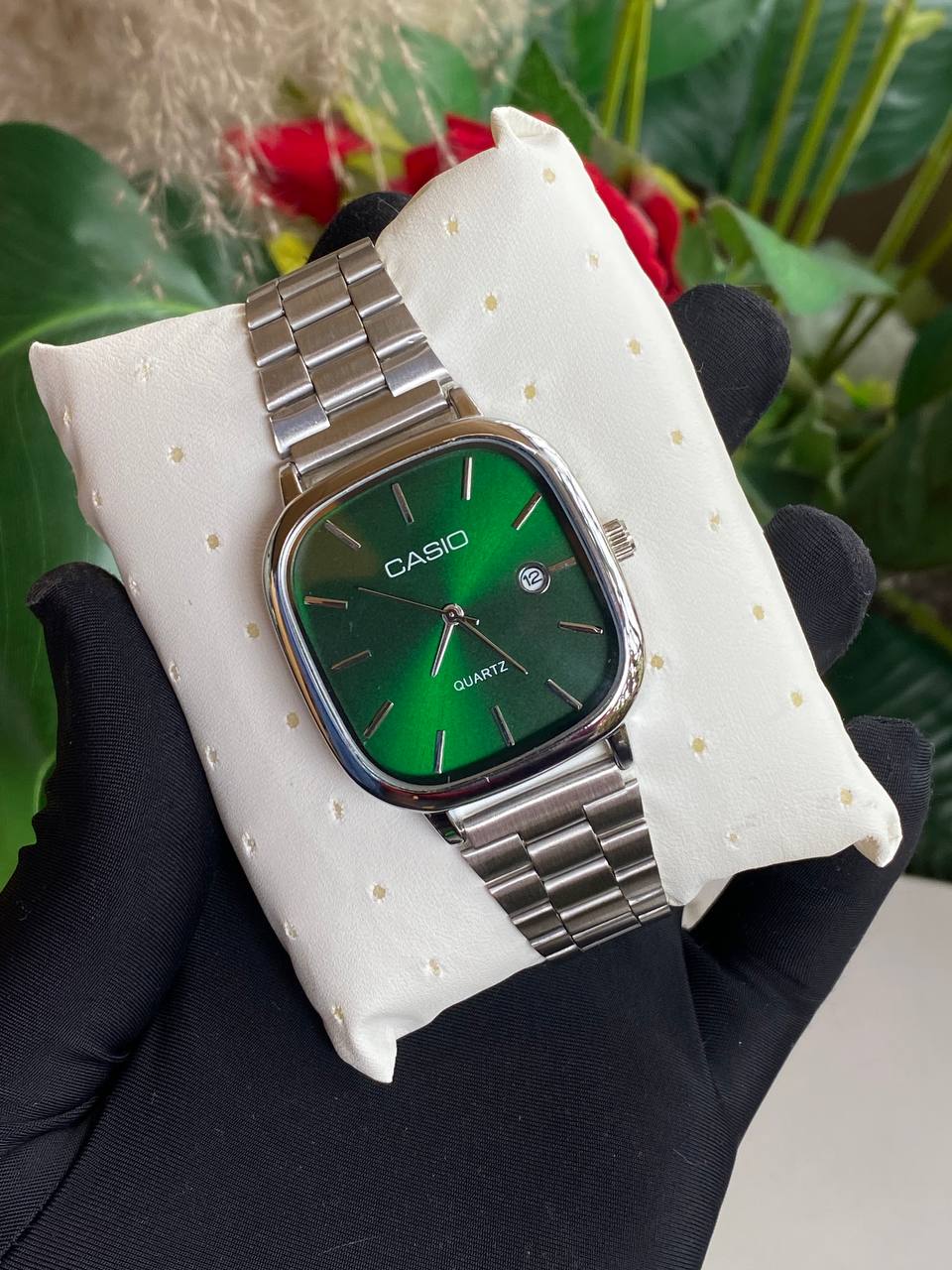 CASIO UNISEX WATCH DATE DISPLAY STAINLESS STEEL WATER RESISTANT BATTERY POWERED CASIO BRANDED BOX ENQUIRIES