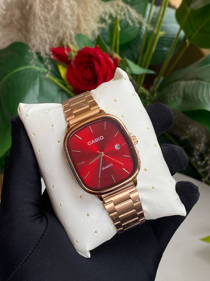 CASIO UNISEX WATCH DATE DISPLAY STAINLESS STEEL WATER RESISTANT BATTERY POWERED CASIO BRANDED BOX ENQUIRIES