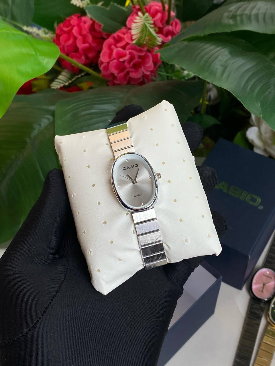 CRRJU 2123 LADIES WATCH 4 COLOURS STAINLESS STEEL WATER RESISTANT BATTERY POWERED ENGRAVING