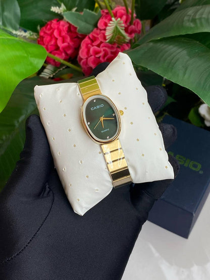 CRRJU 2123 LADIES WATCH 4 COLOURS STAINLESS STEEL WATER RESISTANT BATTERY POWERED ENGRAVING