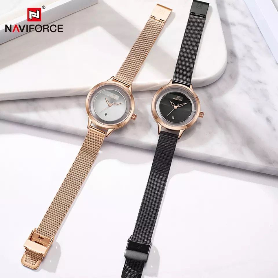 NAVIFORCE NF5014 DATE DISPLAY STAINLESS STEEL FINISH