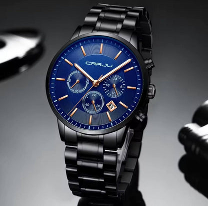 ORUSS MEN DAY & DATE WATCH DATE DISPLAY STAINLESS STEEL BATTERY POWERED WATER RESISTANT ENGRAVING SERVICES ENQUIRIES