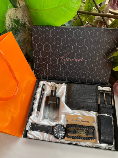 ARRIVALS 7 1 MEN QUALITY GIFT PACK PERFUME WALLET BELT WATCH EXECUTIVE PEN 3 BANGLES SHIRT CUFFLINKS GIFT BAG ENGRAVING SERVICES ENQUIRIES