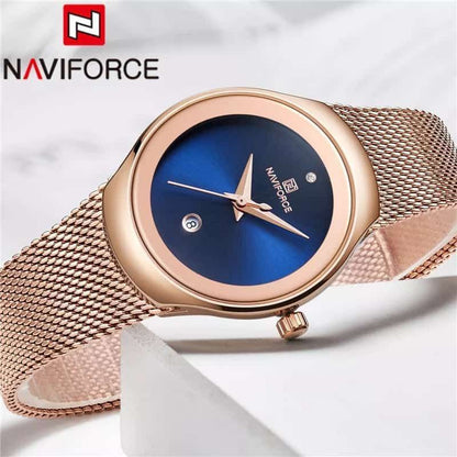 NAVIFORCE LADIES NF 5004 ROSE GOLD BLUE ROSE GOLD GREEN BLACK