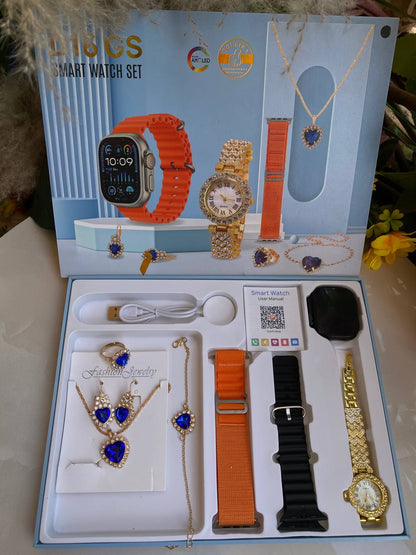 E16GS & D15 GS LADIES SMART WATCHES WITH JEWELLERY