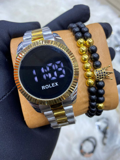 MEN NAVIFORCE NF 9163 ANALOGUE&DIGITAL DISPLAY GOLD BLACK