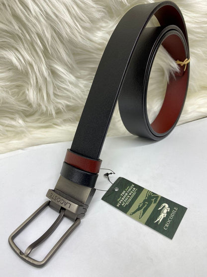 DOUBLE SIDED LEATHER BELTS