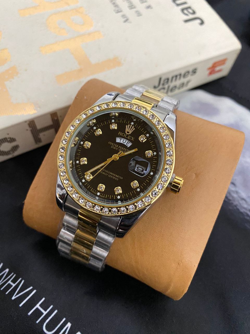 MEN ICED ROLEX