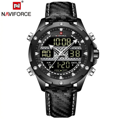 MEN NAVIFORCE NF9194 ANALOGUE&DIGITAL DISPLAY BLACK SILVER