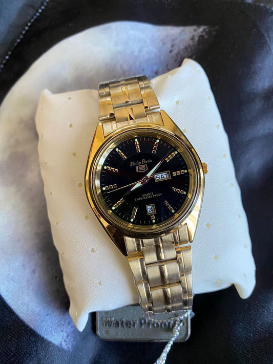 PHILIP PERSIO WATCH TWOTONE/GOLD SILVER