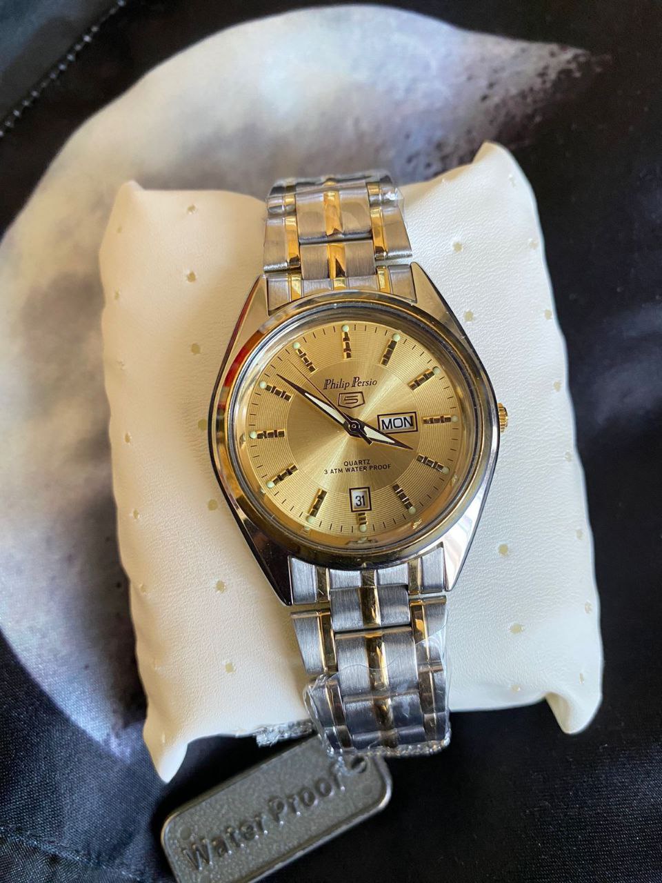 PHILIP PERSIO WATCH TWOTONE/GOLD SILVER