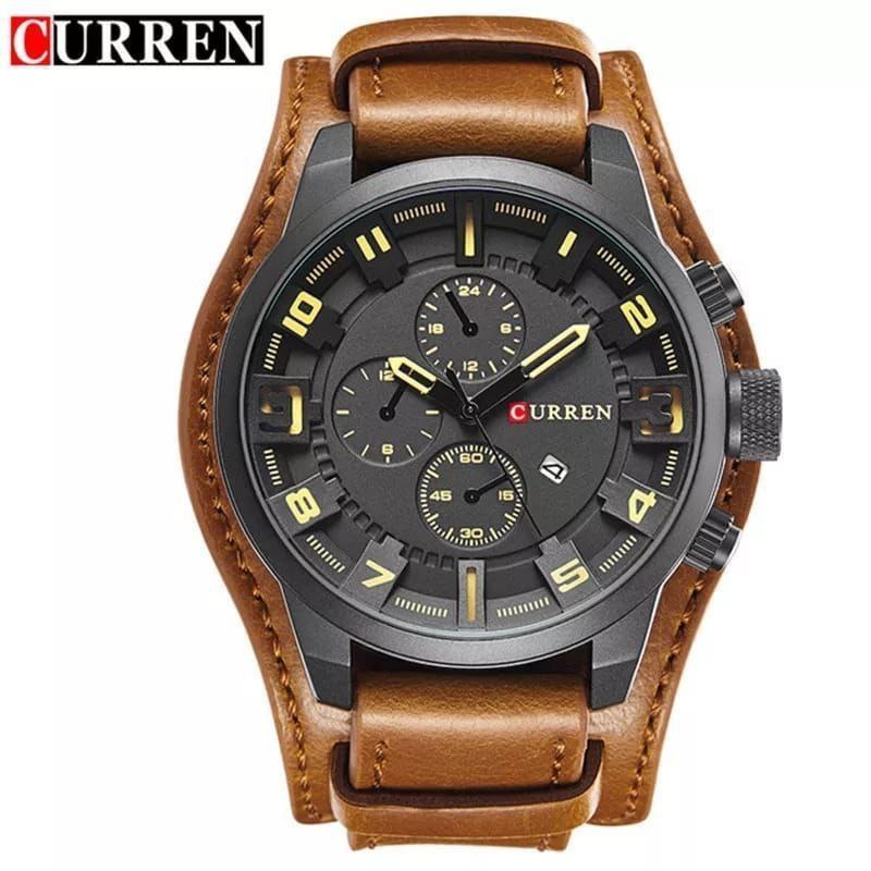 CURREN 8225 BLACK BROWN GREY