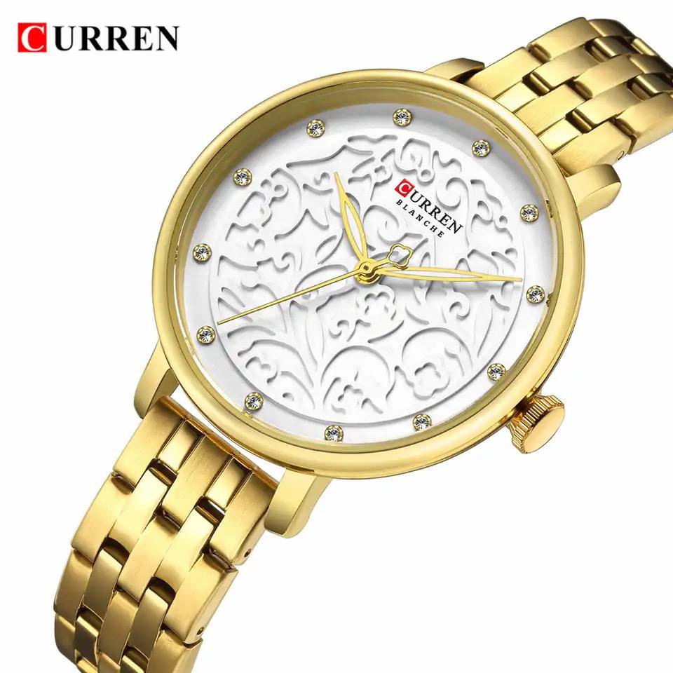 CURREN 9048L GOLD WHITE SILVER