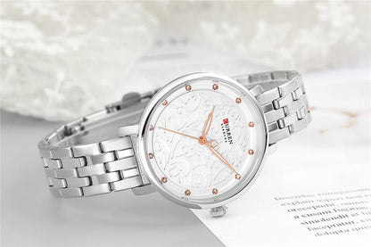 CURREN 9048L GOLD WHITE SILVER