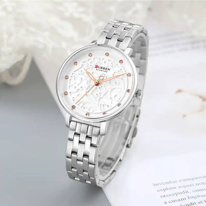 CURREN 9048L GOLD WHITE SILVER