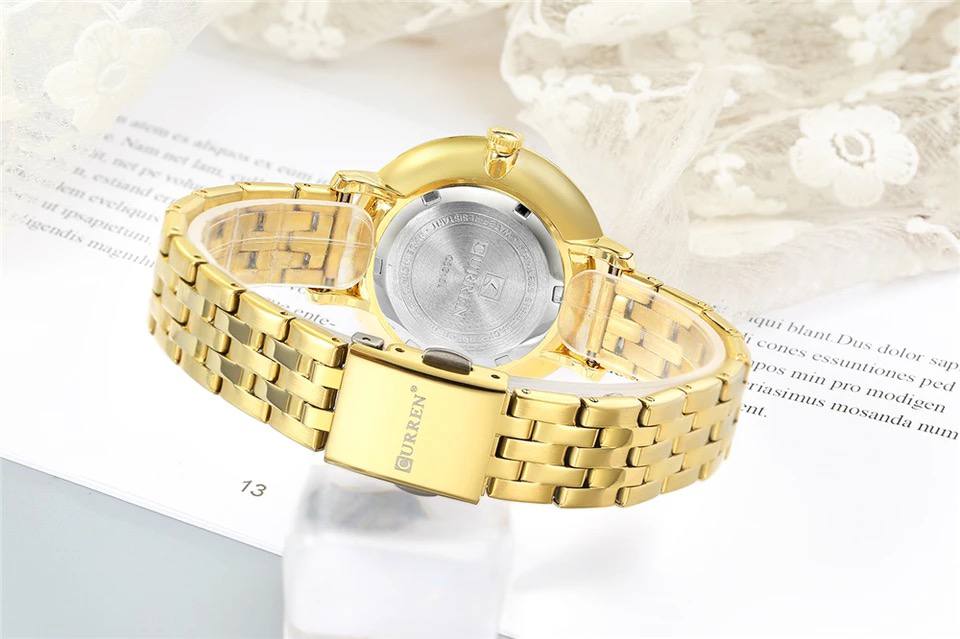 CURREN 9048L GOLD WHITE SILVER