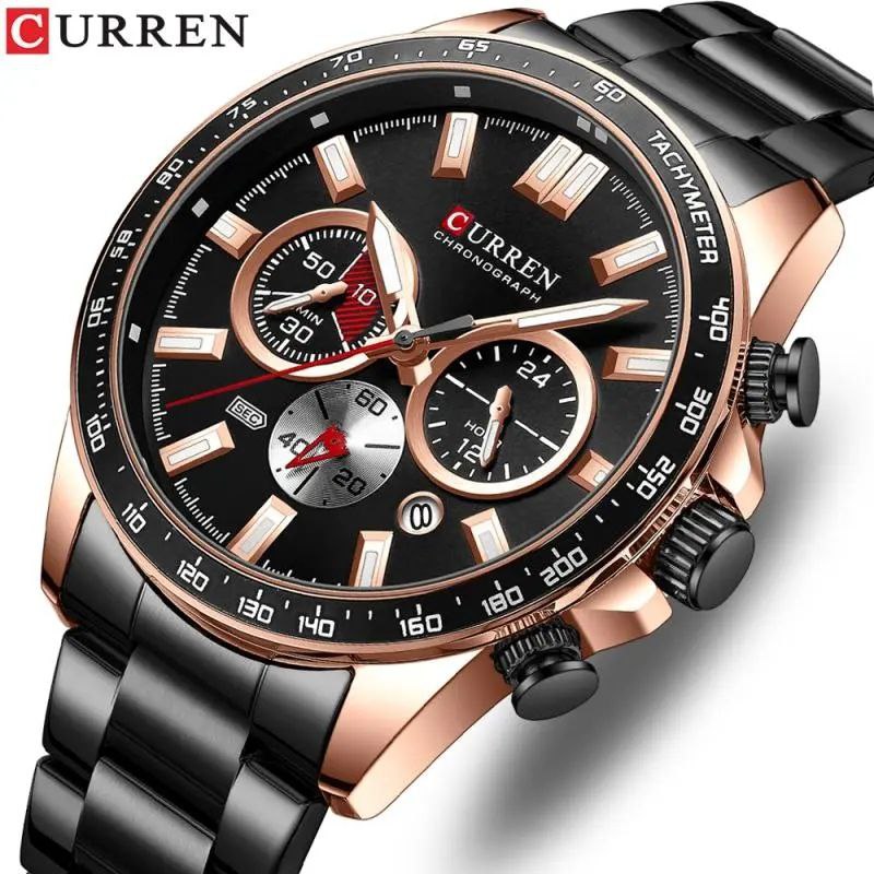 GENTS CURREN 8418 CHRONOGRAPH DATE DISPLAY WATER RESISTANT
