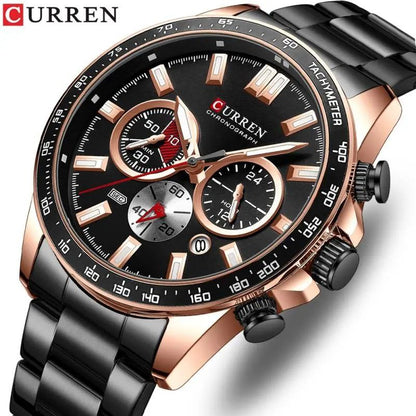 GENTS CURREN 8418 CHRONOGRAPH DATE DISPLAY WATER RESISTANT