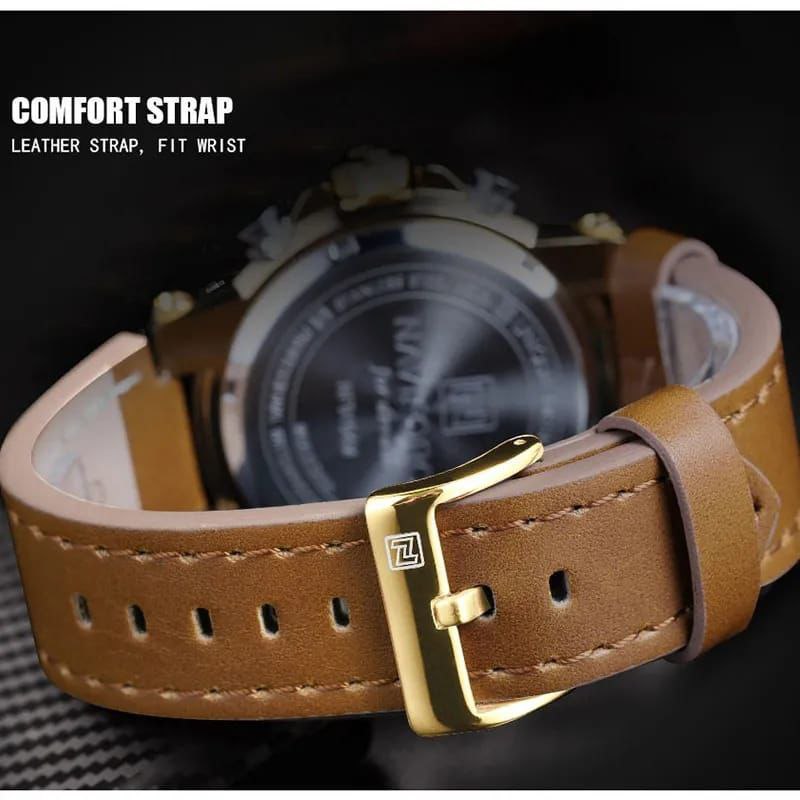 NAVIFORCE MEN NF 9164 ANALOGUE&DIGITAL DISPLAY ALARM FUNCTION WATER RESISTANT