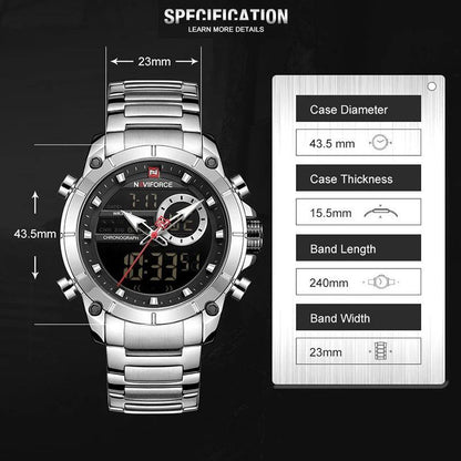 NAVIFORCE NF 9163 SILVER