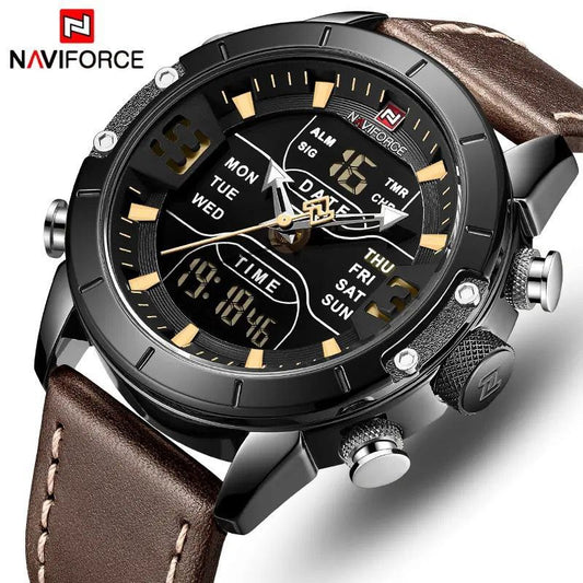 NAVIFORCE NF9153 BLACK BROWN