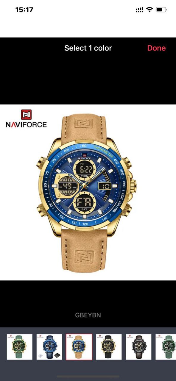 NAVIFORCE NF 9197 3COLOURS