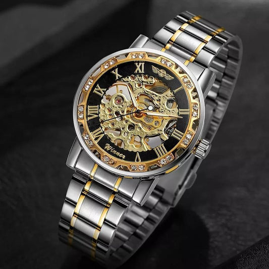 WINNER SKELETON AUTOMATIC WATCH + BOX