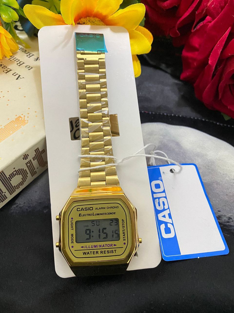 CASIO DIGITAL BLACK GOLD SILVER GOLD ROSE GOLD GOLD YELLOW