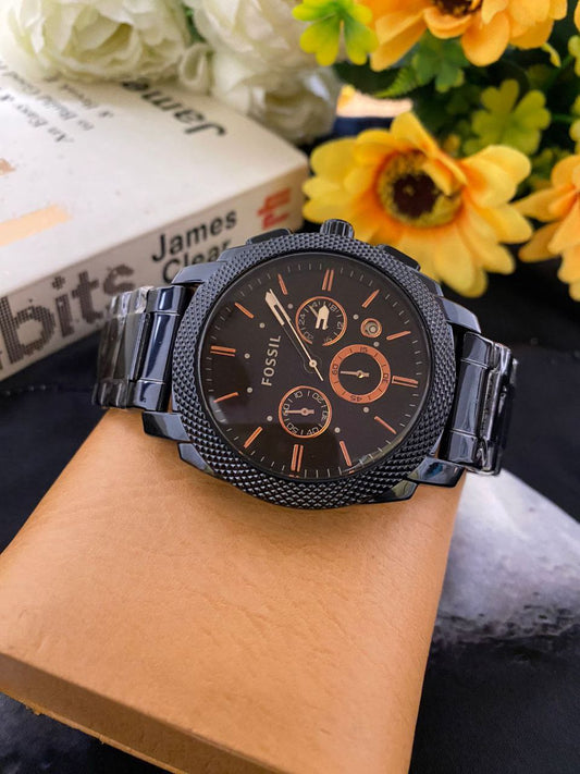 FOSSIL CHRONOGRAPH DATE DISPLAY