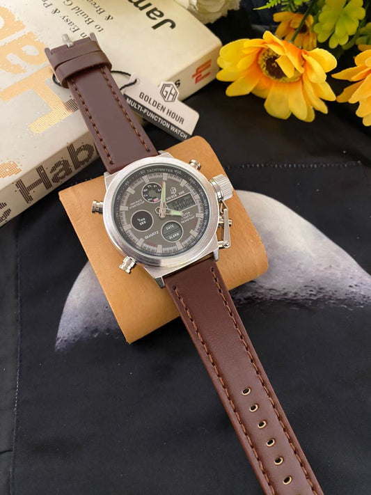 FOSSIL CHRONOGRAPH DATE DISPLAY