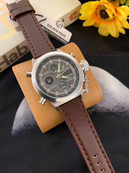 FOSSIL CHRONOGRAPH DATE DISPLAY