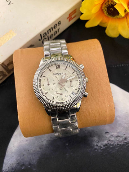 FOSSIL LADIES CHRONOGRAPH DATE DISPLAY