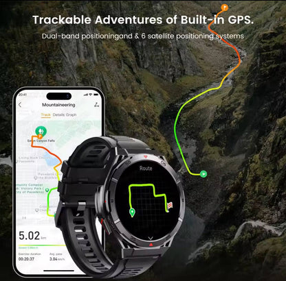 KC82 Smart Watch Men GPS Tracking Outdoor Sports