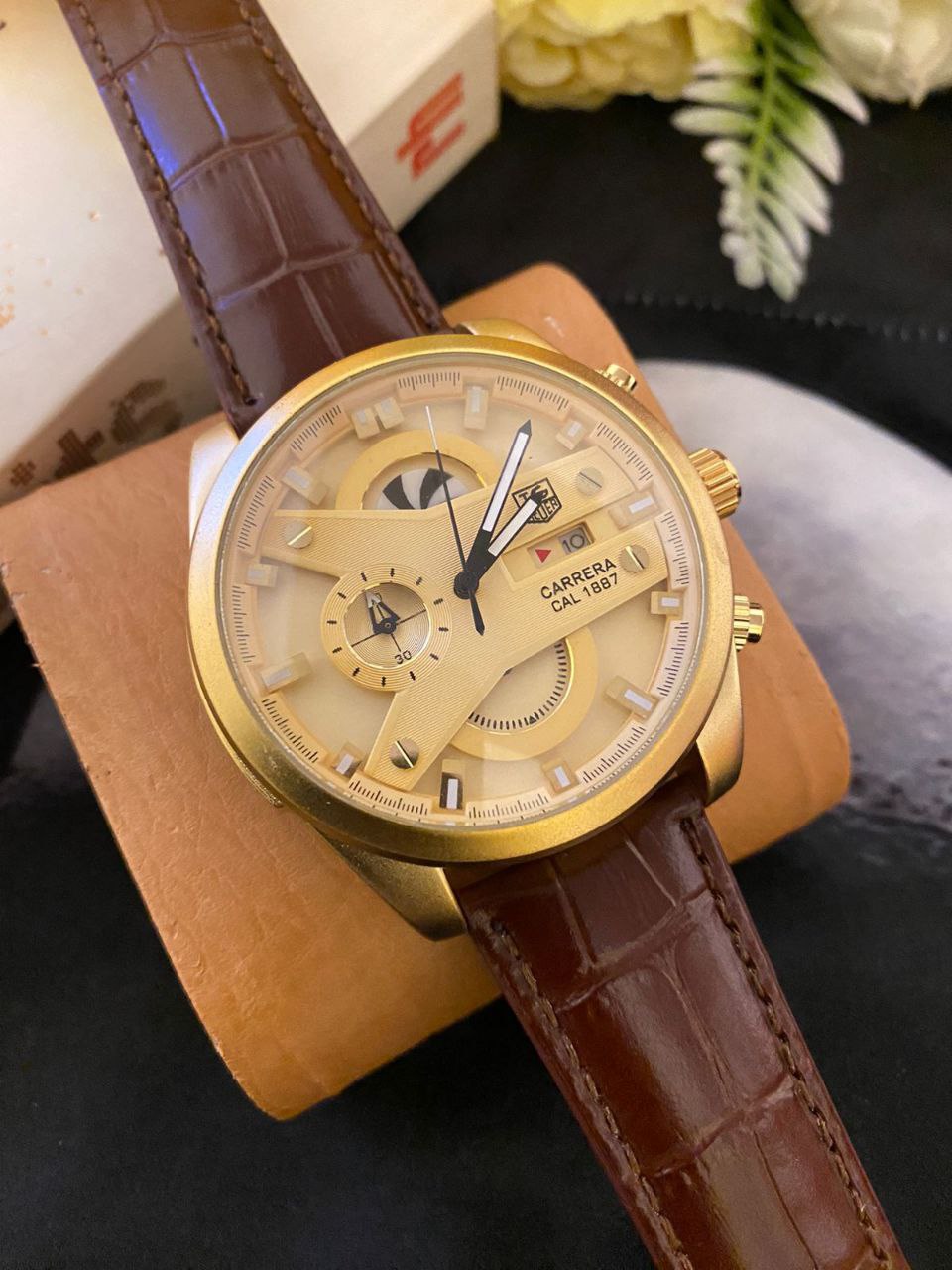 GRAND CARRERA CR 7 CHRONOGRAPH MOVEMENT DATE DISPLAY BATTERY POWERED