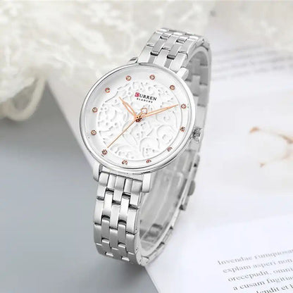 CURREN 9048L GOLD WHITE SILVER