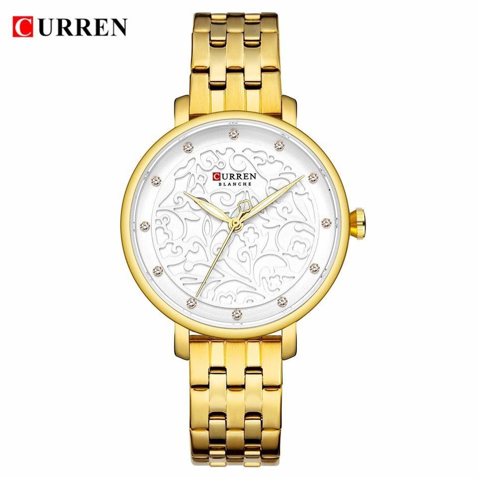 CURREN 9048L GOLD WHITE SILVER