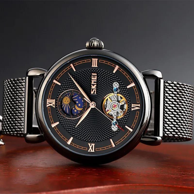 SKMEI AUTOMATIC WATCH 9220 TOURBILLON MACHINE AUTOMATIC MOVEMENT WATER RESISTANT