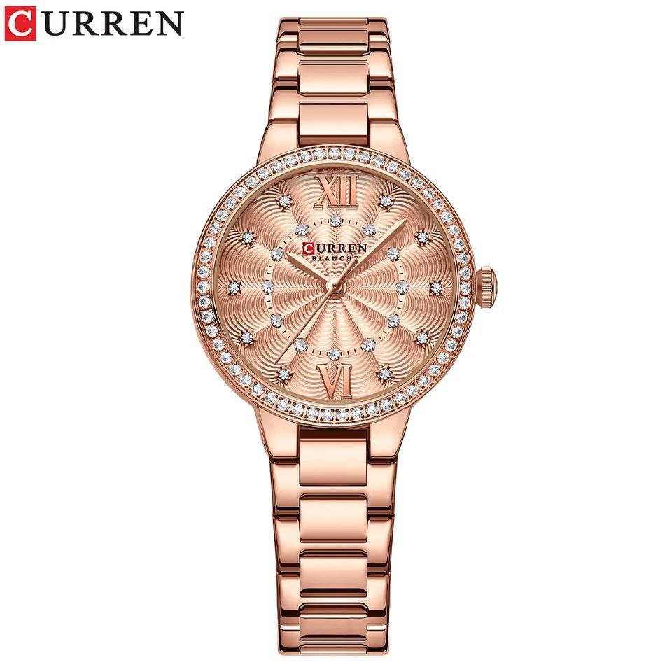 CURREN LADIES 9085KES 1600 WATER RESISTANT CURREN BRANDED BOX