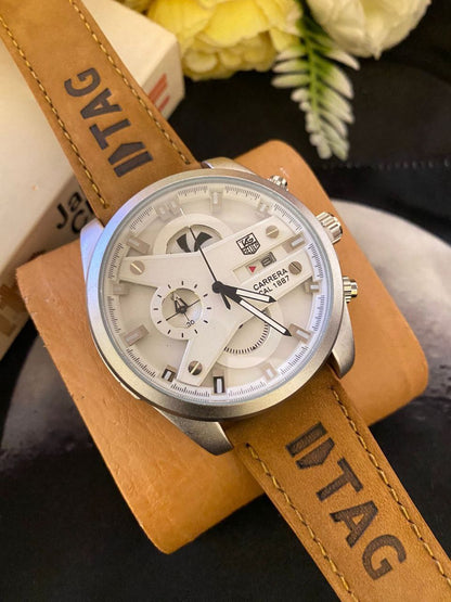 GRAND CARRERA CR 7 CHRONOGRAPH MOVEMENT DATE DISPLAY BATTERY POWERED