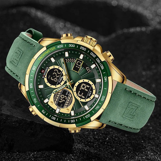 MEN NAVIFORCE NF 9197 ANALOGUE&DIGITAL DISPLAY DATE DISPLAY NAVIFORCE BRANDED BOX