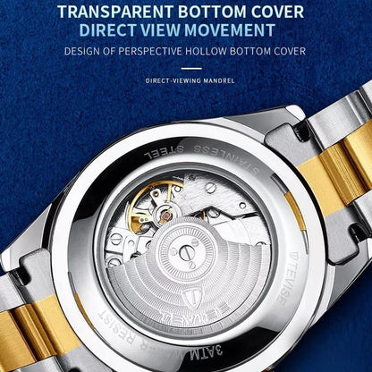 TEVISE AUTOMATIC WATCH STAINLESS STEEL WATER RESISTANT