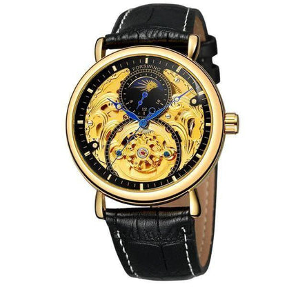 AUTOMATIC FORSINING LEATHER + BRANDES BOX AUTOMATIC MECHANICAL MOVEMENT WATER RESISTANT