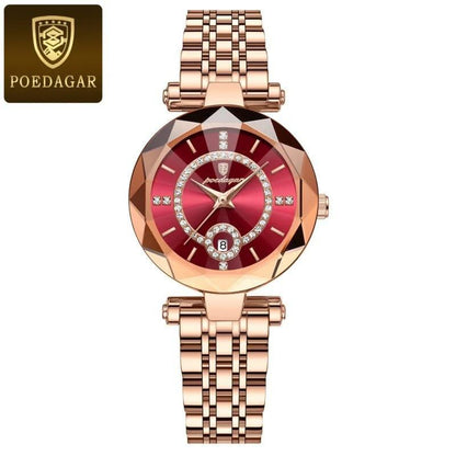 POEDAGAR LADIES WATCH DATE DISPLAY WATER RESISTANT