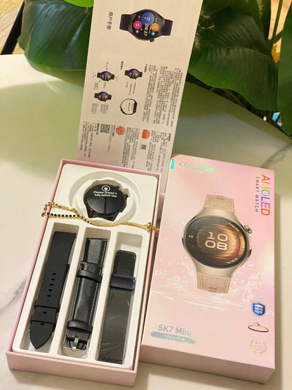 NEW SMARTWATCH KALOBEE SK7 MINI-3pair straps