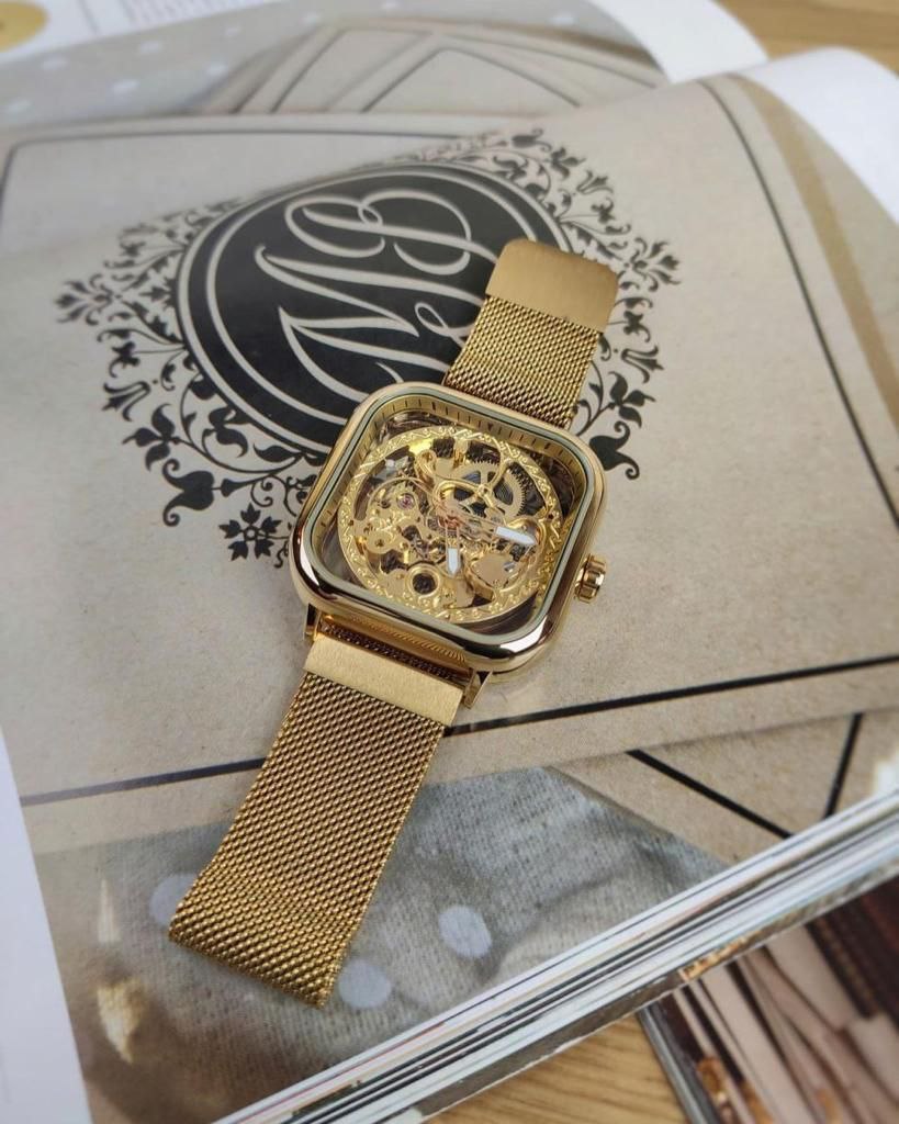 FORSINING MESH STRAP AUTOMATIC WATCH