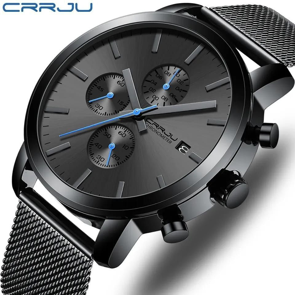 CRRJU LADIES 5017 WATER RESISTANT STAINLESS STEEL BATTERY POWERED