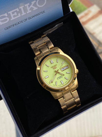 ORIGINAL AUTOMATIC SEIKO SEIKO PRESAGE SEIKO 5 SEIKO PADI COMES WITH BOX ,BAG,WARRANTY CARD,MANUAL