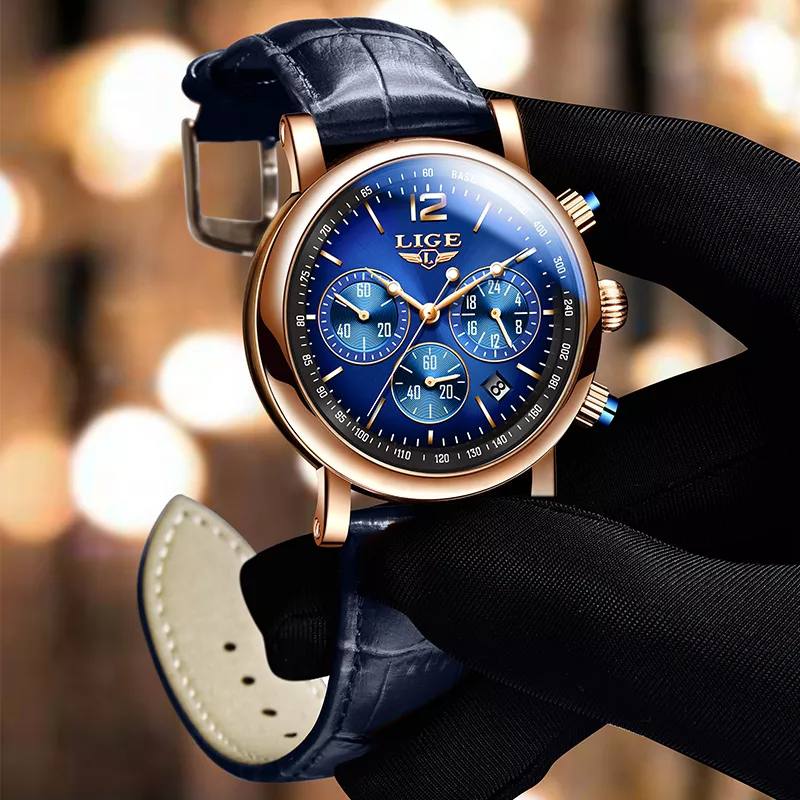 LIGE unisex Default watch – Elegant Design